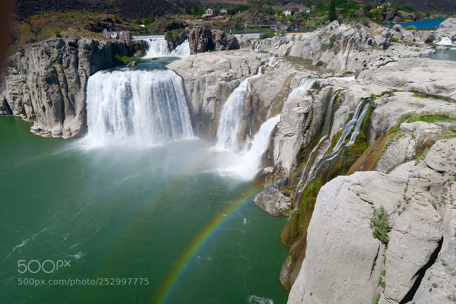 Canon PowerShot G7 X sample photo. Double rainbow waterfall photography