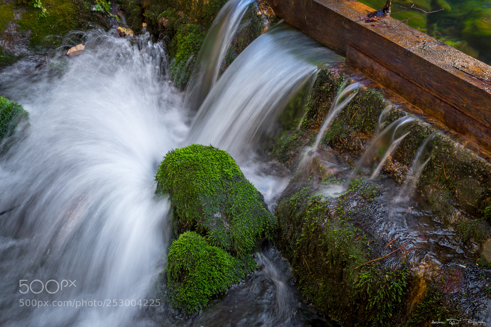 Nikon D5500 sample photo. Long mini waterfall exposure photography