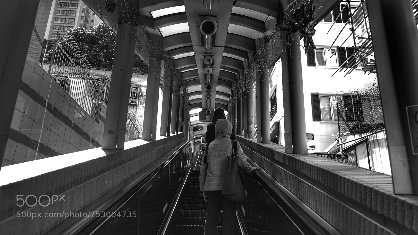 Fujifilm X-T20 sample photo. Escalator to reach the photography