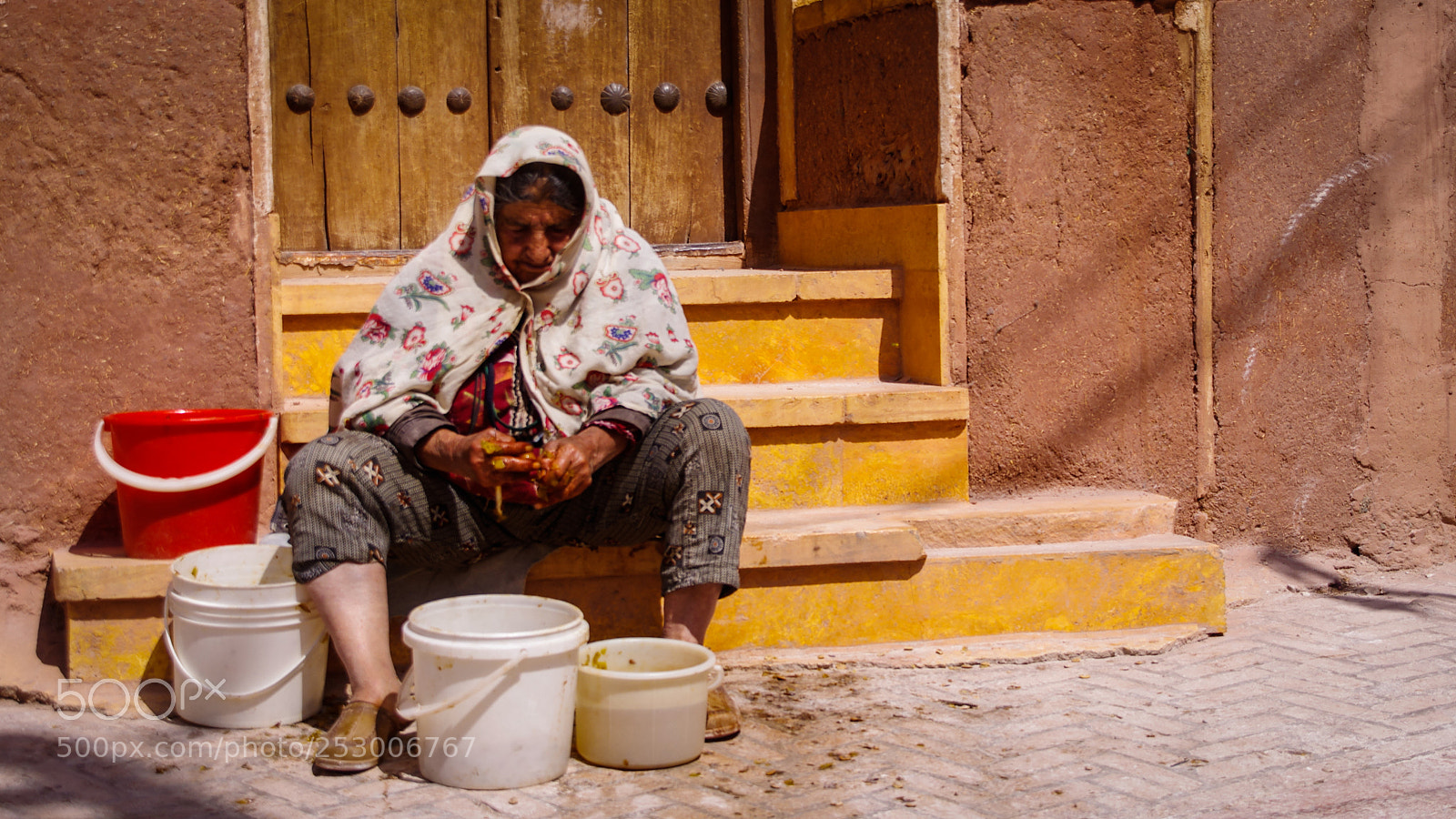 Pentax K-5 sample photo. Abyaneh photography