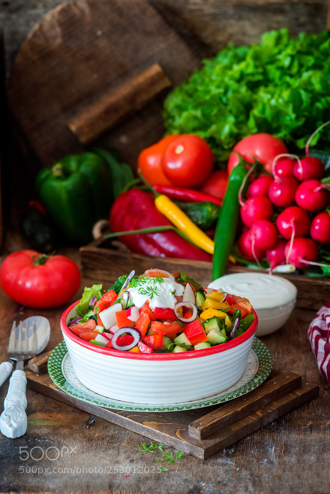 Nikon D600 sample photo. Vegetable salad photography