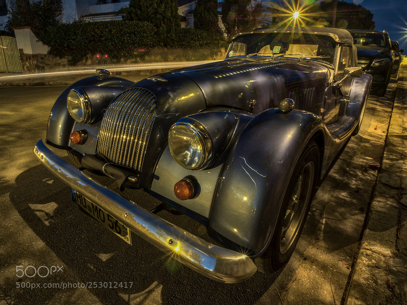 Olympus OM-D E-M5 II sample photo. Morgan car photography