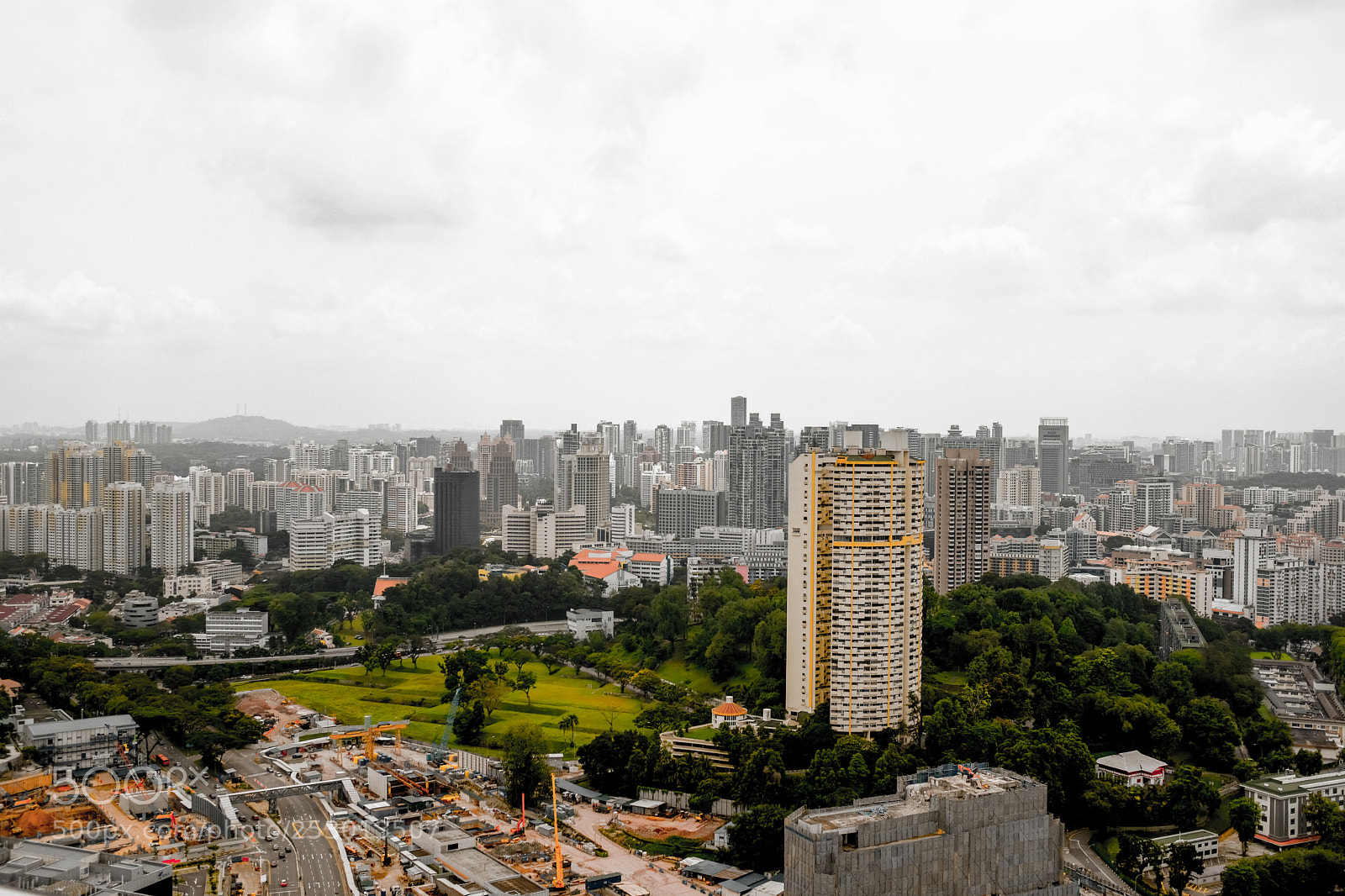 Fujifilm X100F sample photo. Singapore on an overcast photography