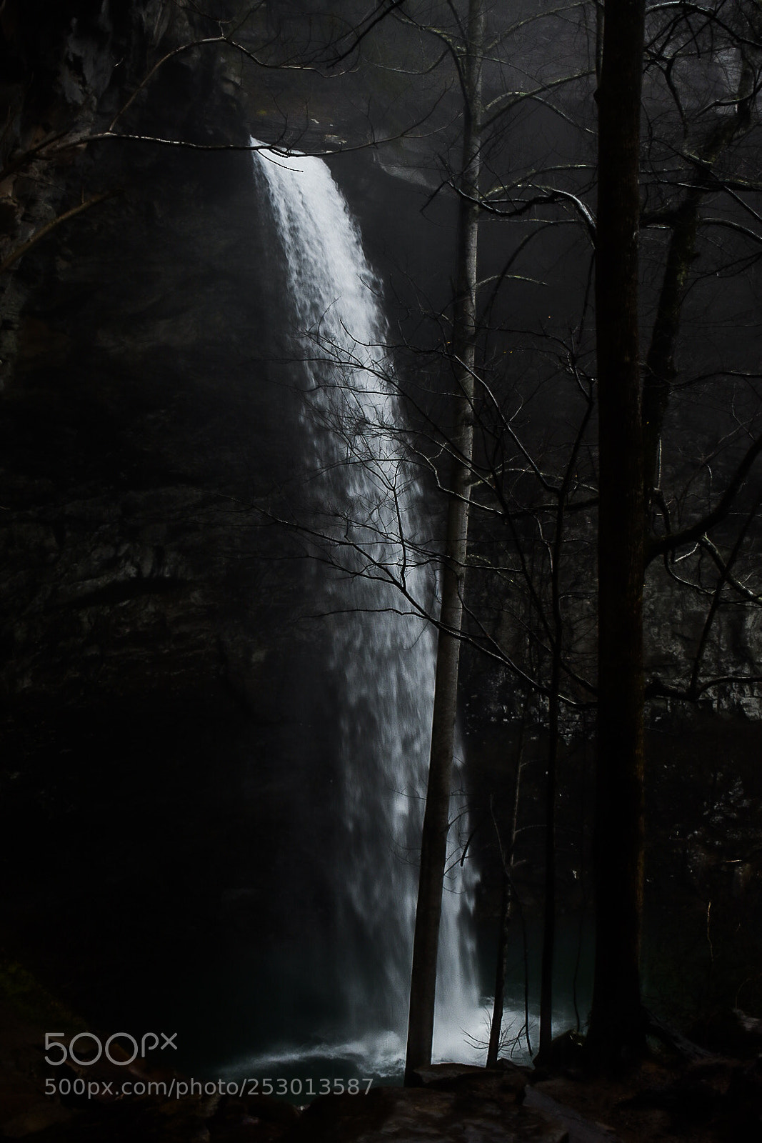 Nikon D3400 sample photo. Ozone park waterfall photography