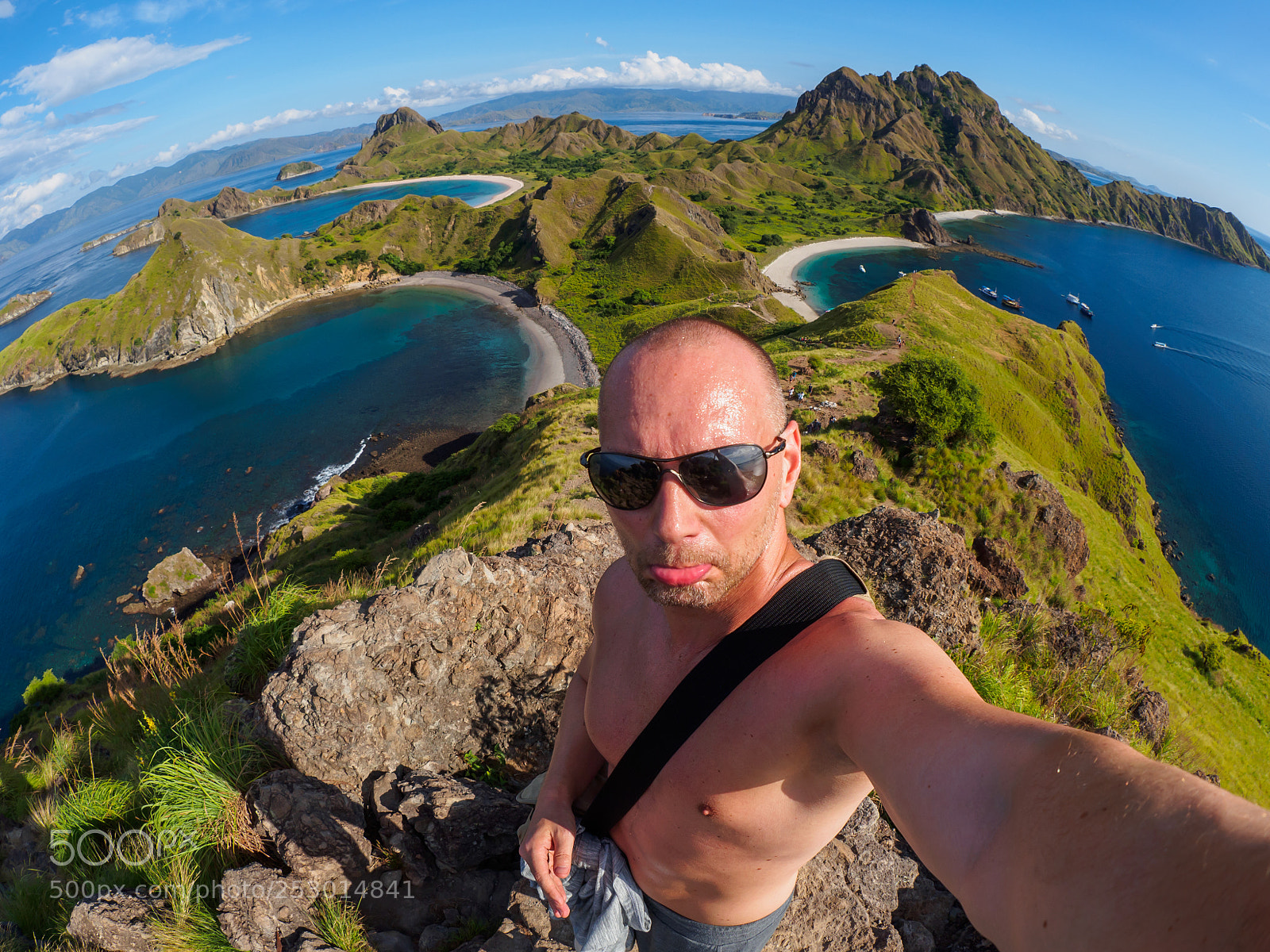 Olympus OM-D E-M10 II sample photo. Caucasian man makes selfie photography