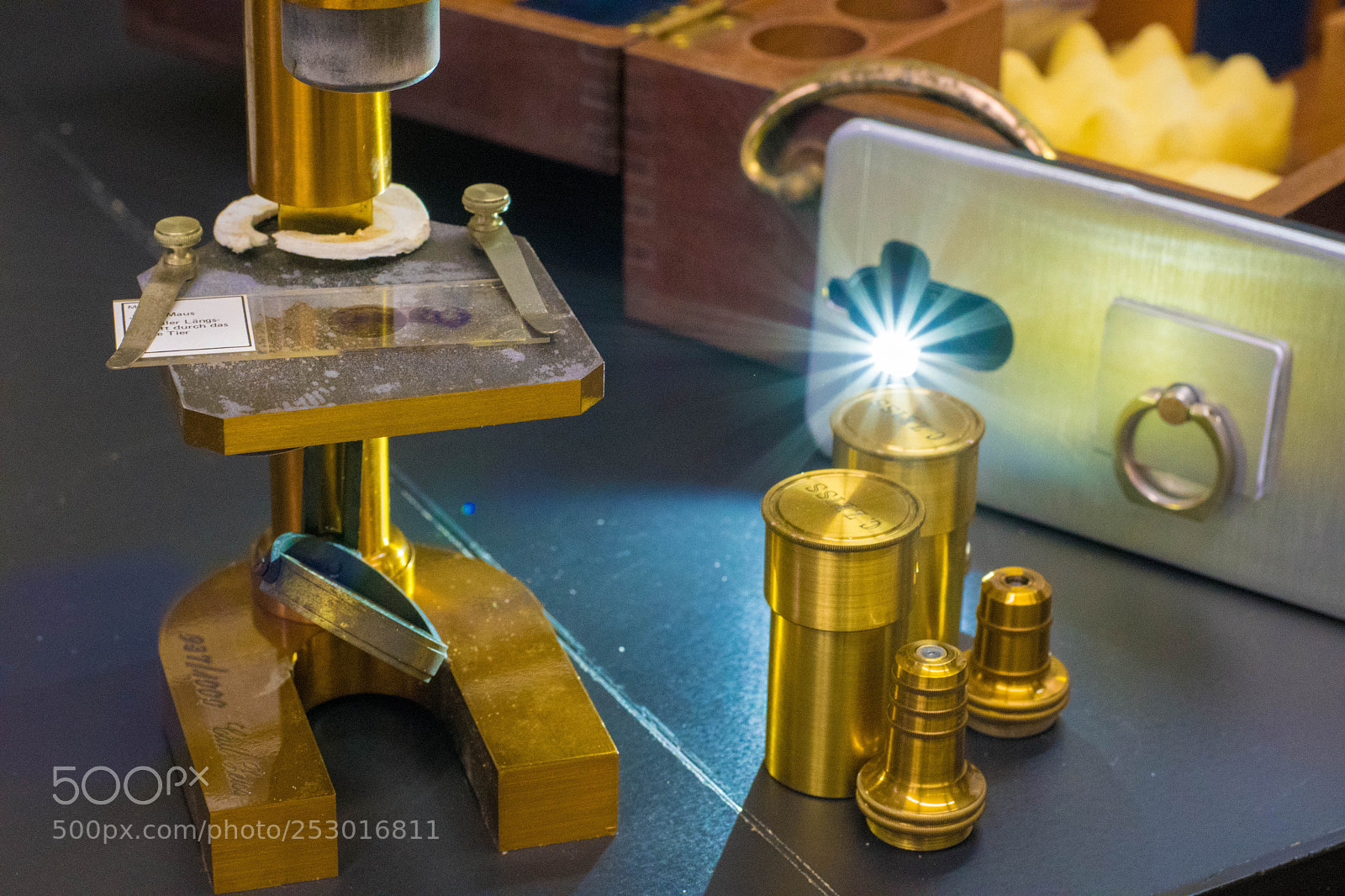 Nikon D7500 sample photo. Old microscope photography
