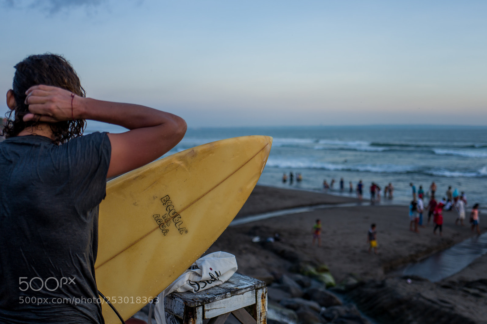 Leica Q (Typ 116) sample photo. A surfer at echo photography