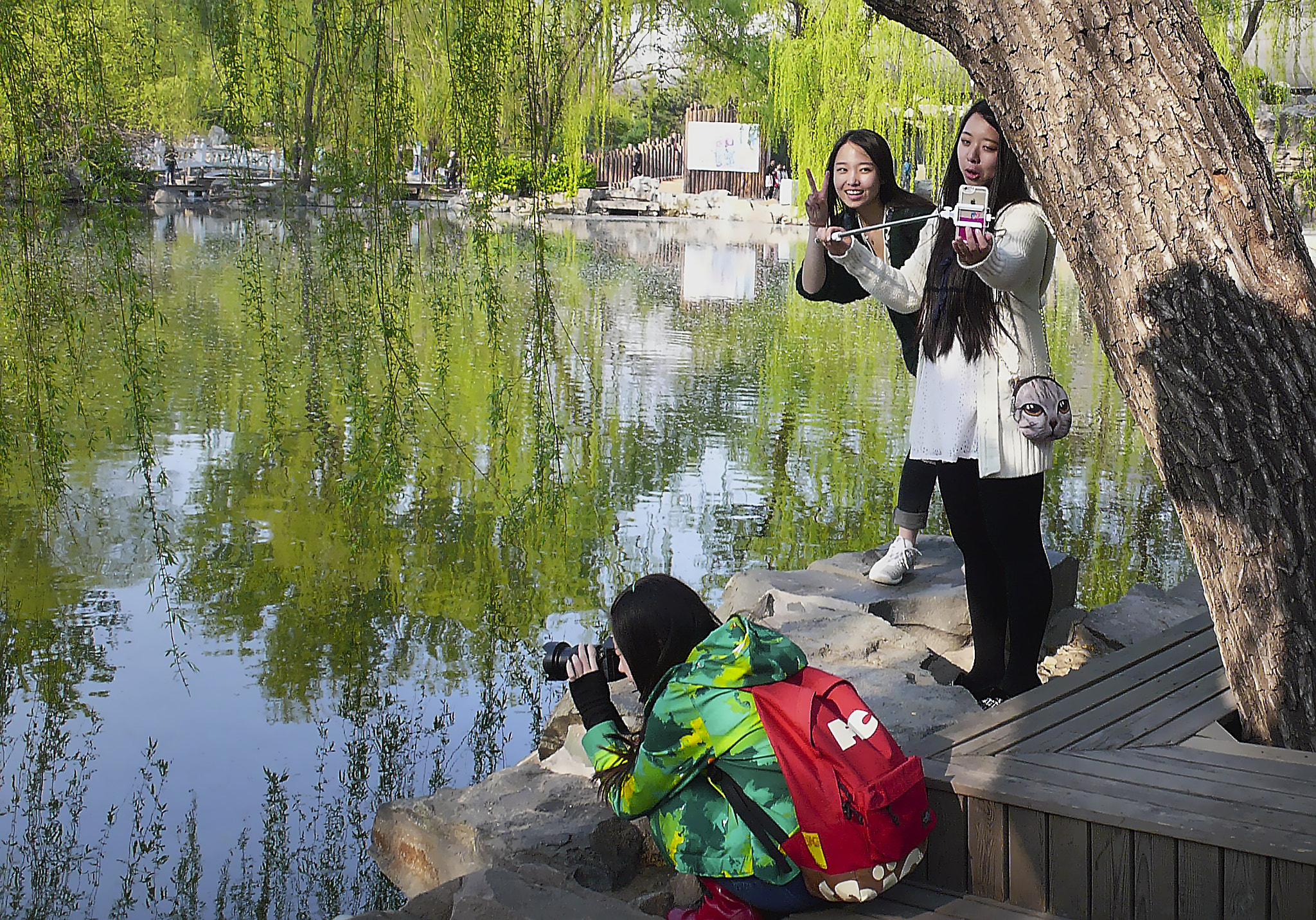 Leica D-LUX 3 sample photo. Selfies at the beijing zoo photography