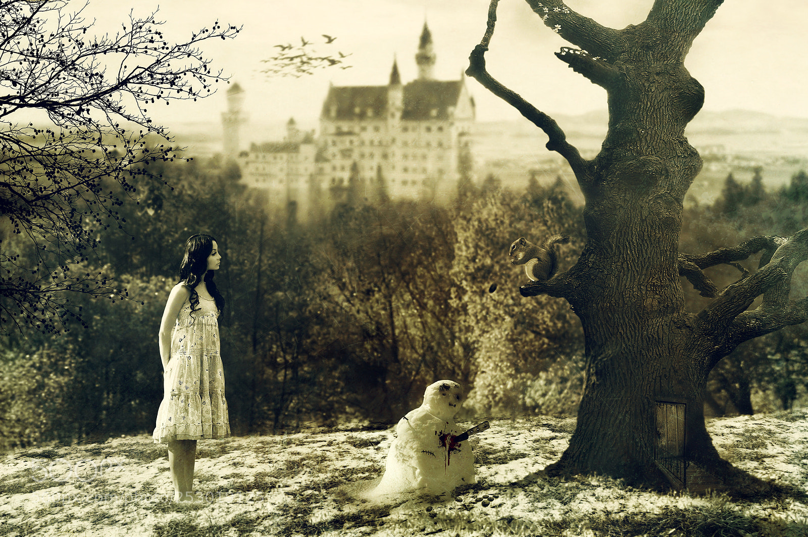 Pentax K20D sample photo. Alice in wonderland photography