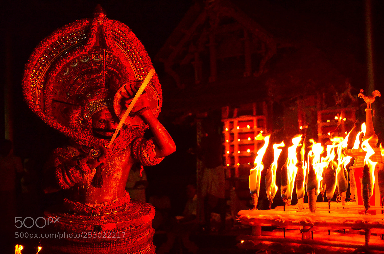 Nikon D5100 sample photo. Theyyam photography