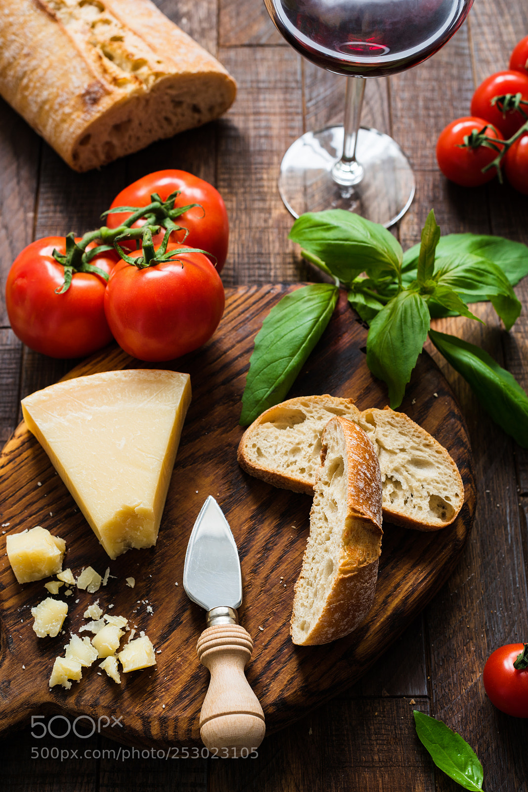 Nikon D810 sample photo. Parmesan cheese, bruschetta, ciabatta photography