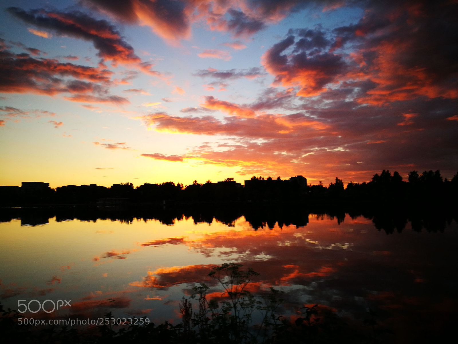 HUAWEI P9 sample photo. Summer river silhuette photography