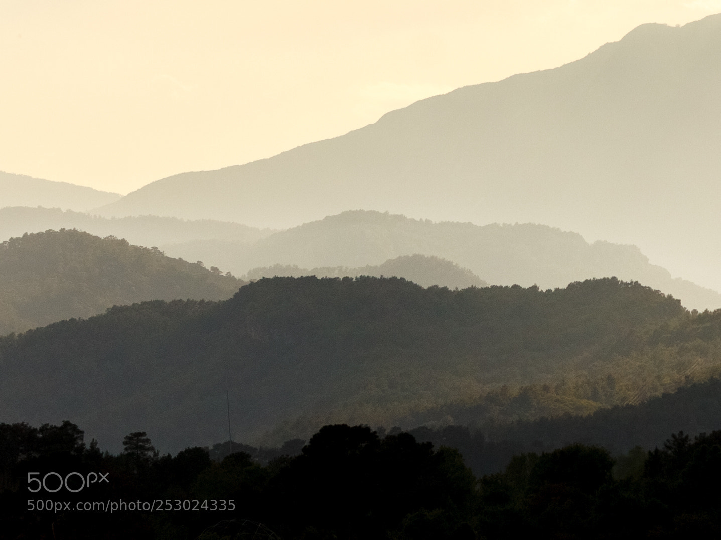 Canon EOS 5D Mark II sample photo. Phaselis mountains photography