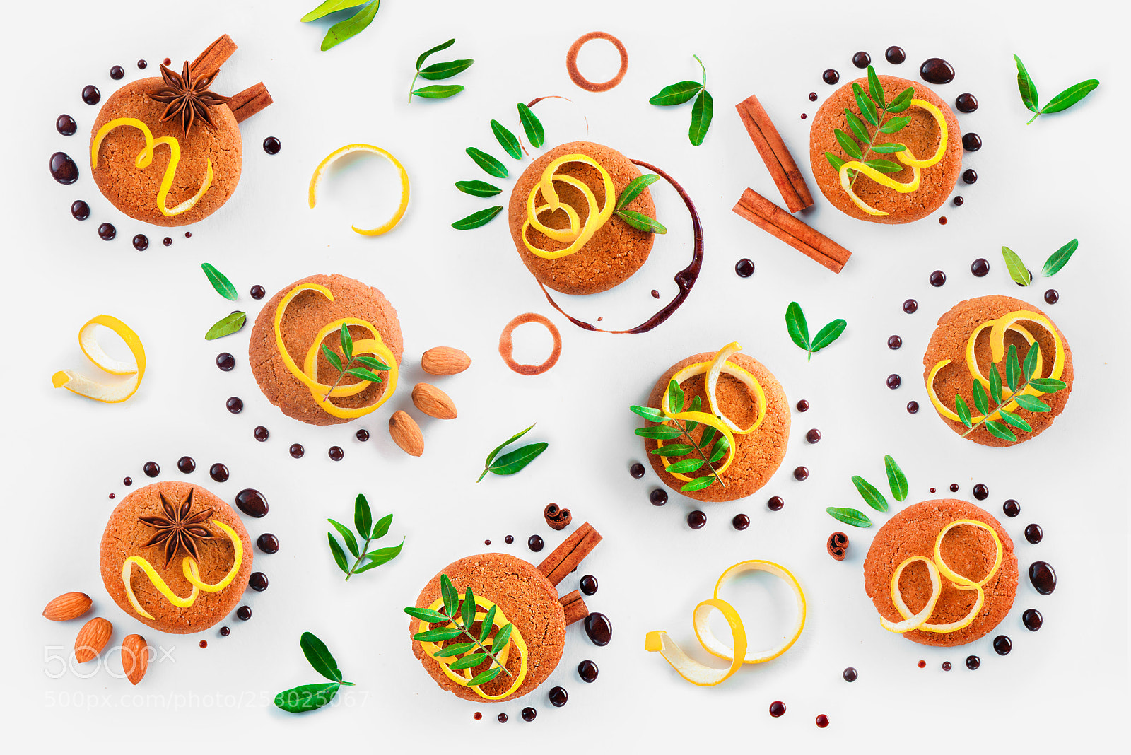 Nikon D800 sample photo. Cookie decoration flat lay photography