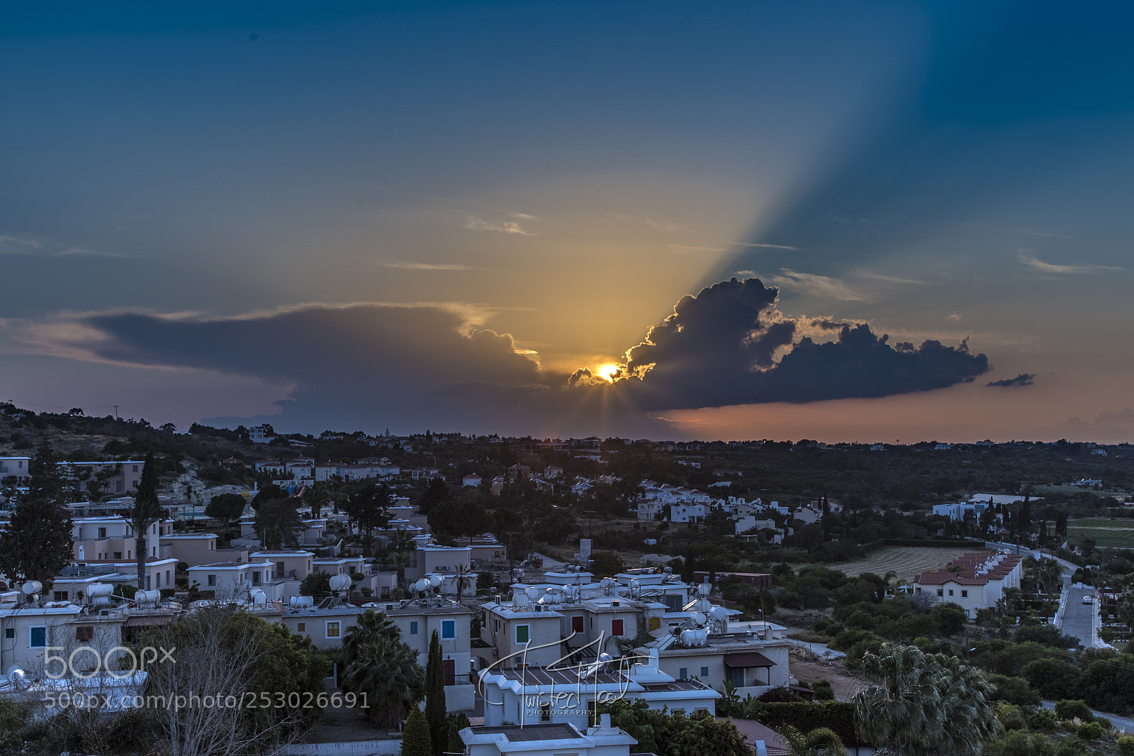 Canon EOS 6D Mark II sample photo. Sunset at profitis elias photography