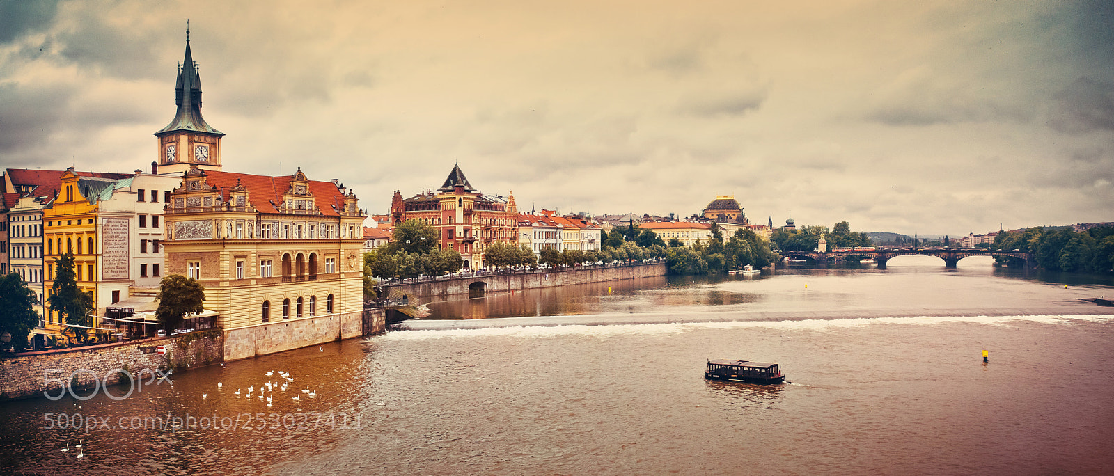 Nikon D3100 sample photo. Prague panorama photography