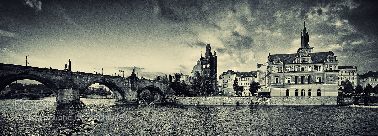 Nikon D3100 sample photo. Prague panorama photography