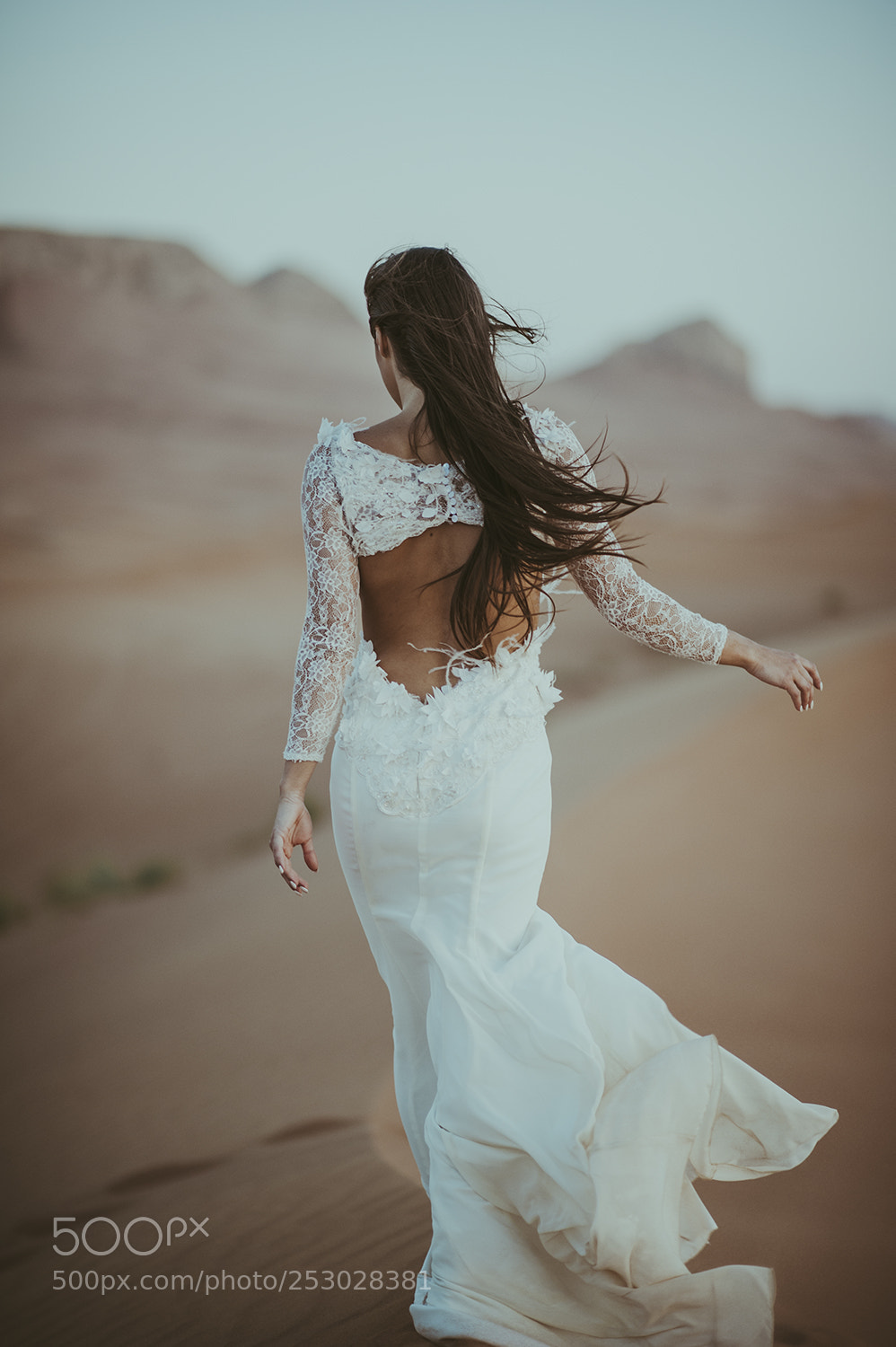 Nikon D700 sample photo. Desert bride photography