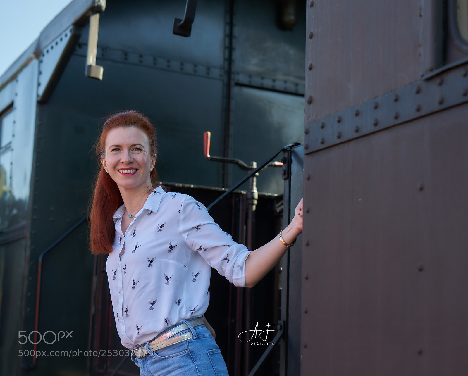 Sony a7R sample photo. Railway photography
