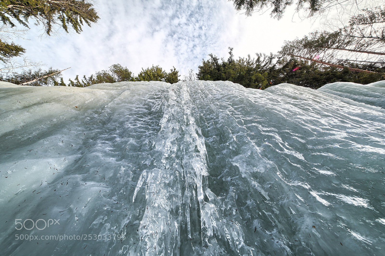 Canon EOS 5D Mark II sample photo. Ice waterwall photography