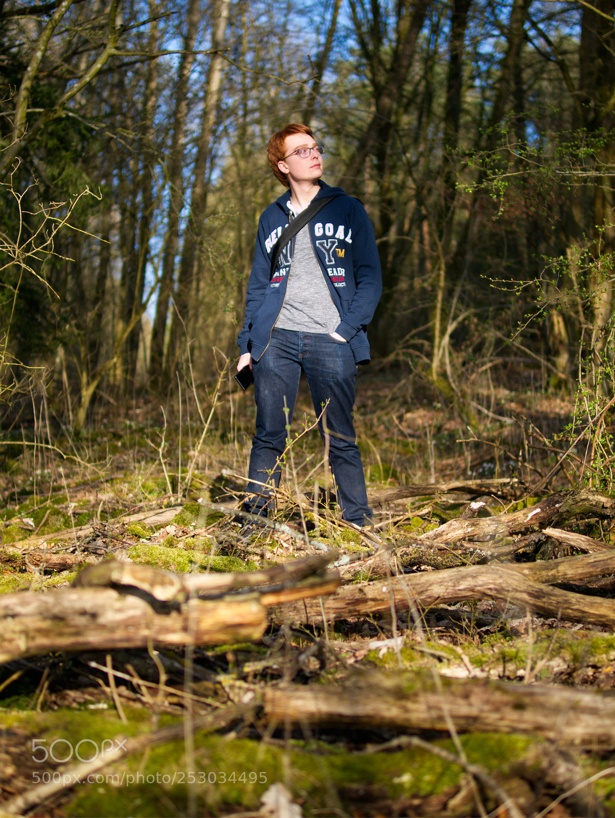 Panasonic DMC-G70 sample photo. Portrait in the woods photography