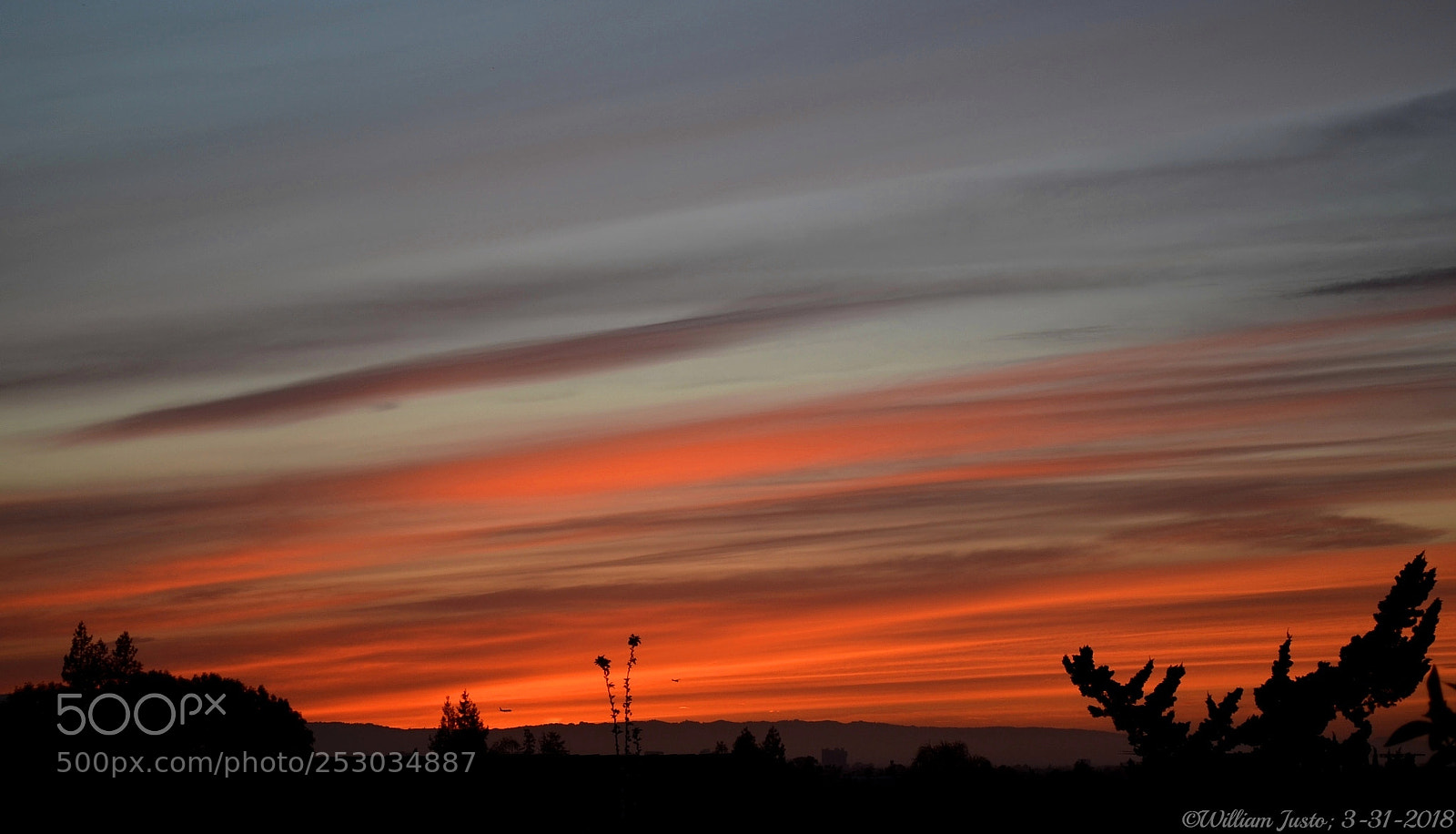 Nikon D5100 sample photo. A gorgeous, fiery sunset photography