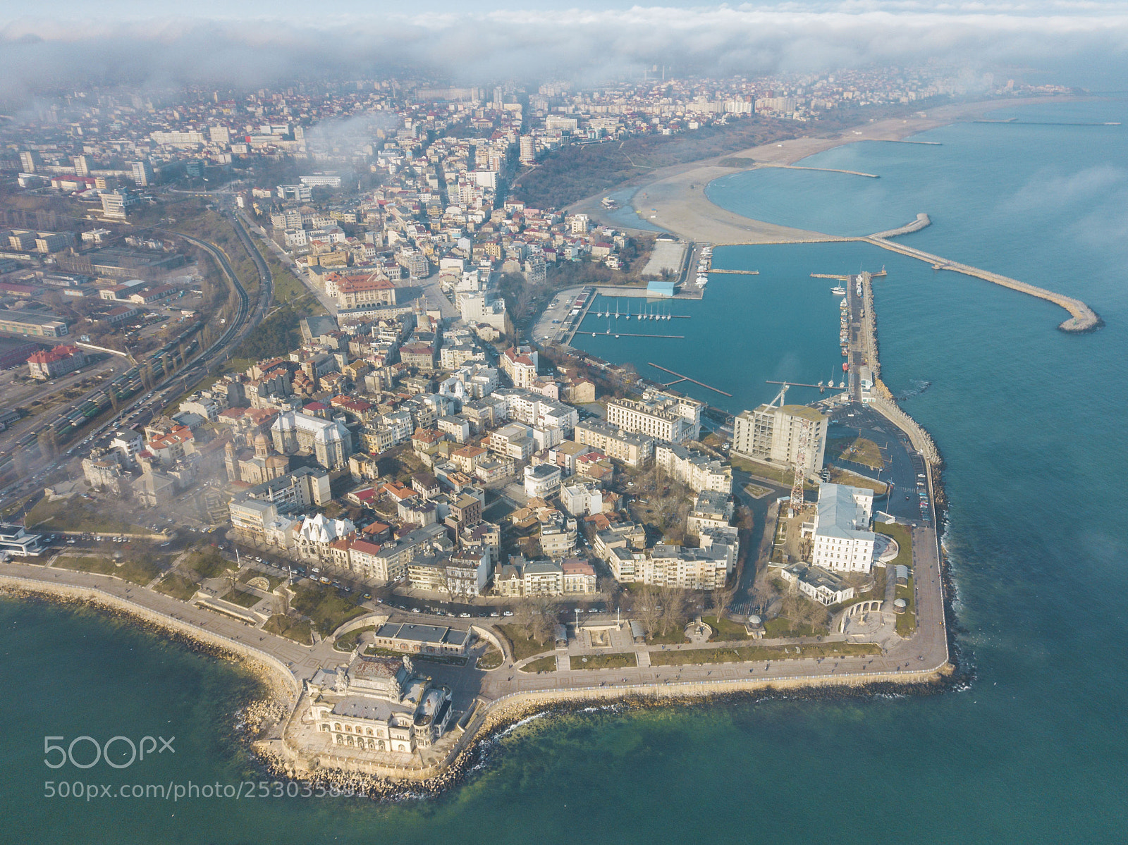 DJI FC220 sample photo. Cazino constanta aerial footage photography