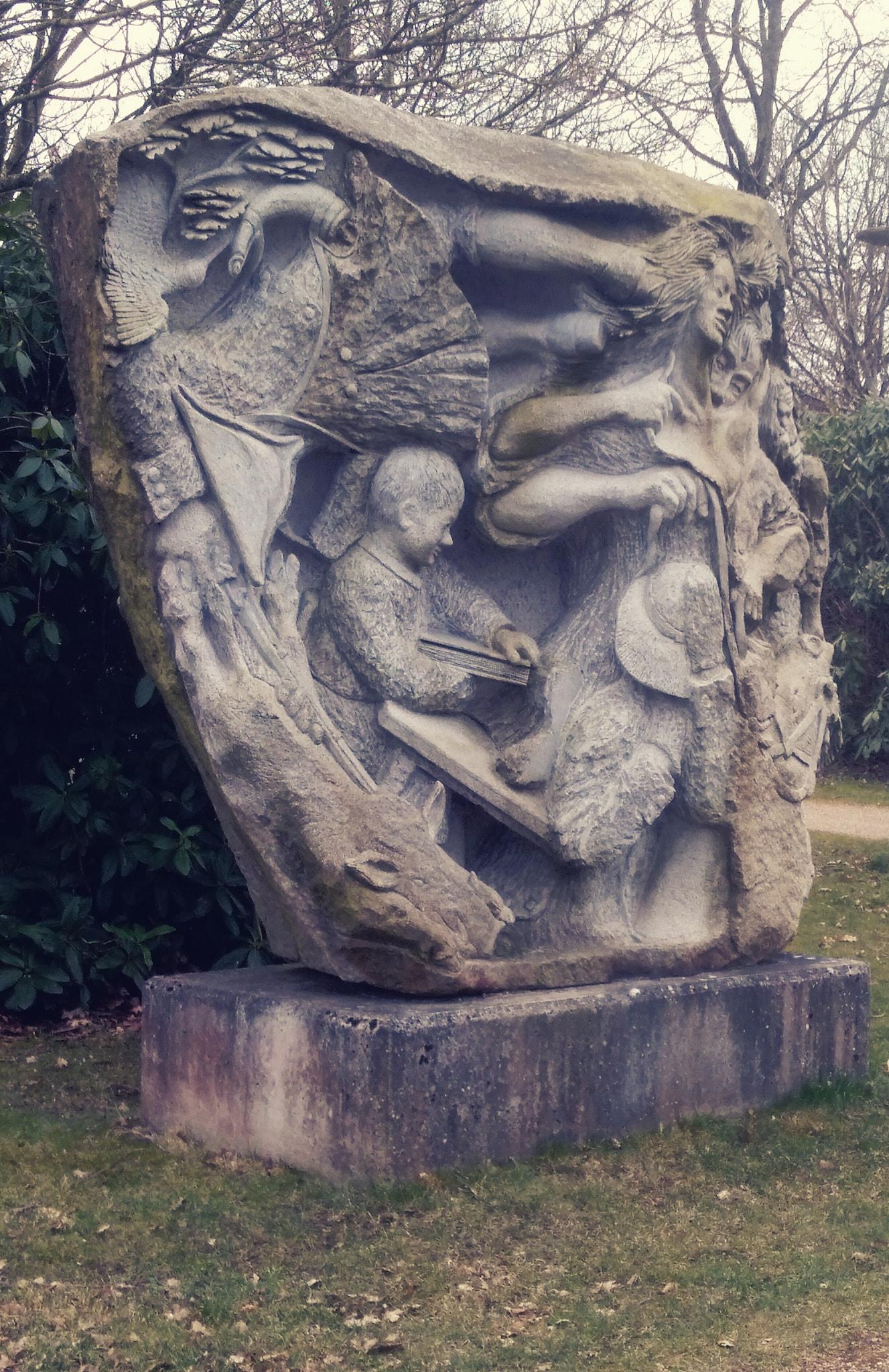 HUAWEI P9 LITE MINI sample photo. Stone sculpture. photography