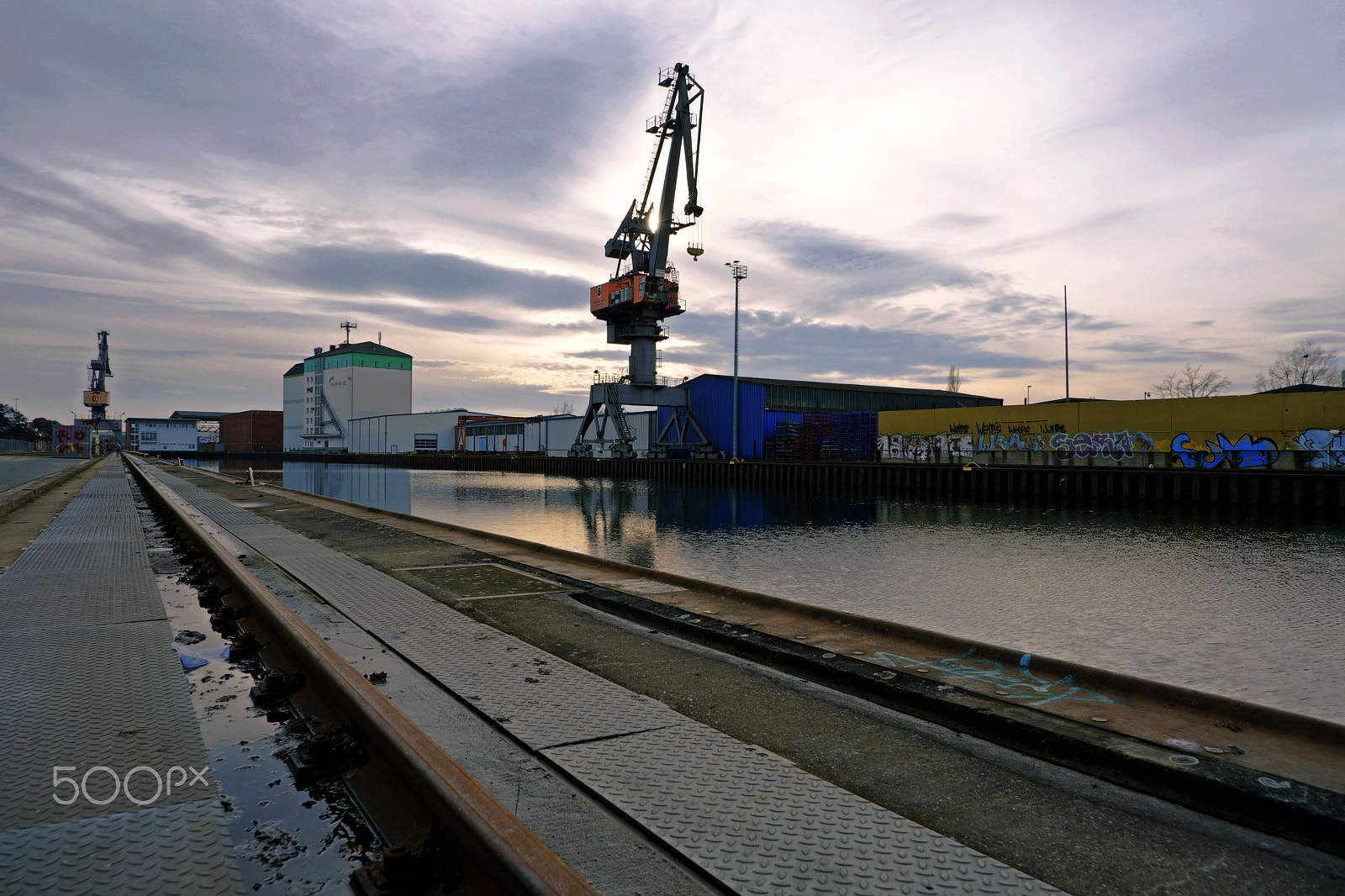 Fujifilm X-A5 sample photo. Evening mood at the harbour photography