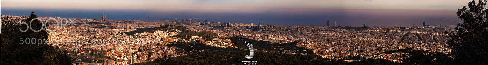 Nikon D3000 sample photo. Panoramica barcelona photography
