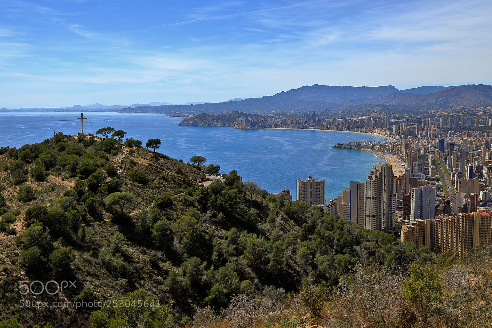 Canon EOS 6D Mark II sample photo. The cross,benidorm,spain photography