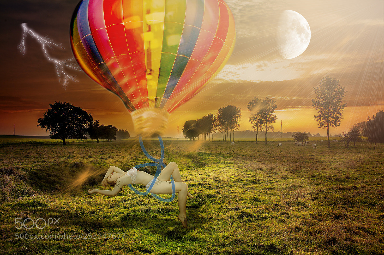 Canon EOS 5D Mark II sample photo. Balloon escape photography