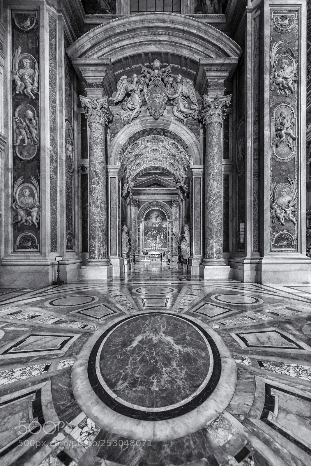 Nikon D810 sample photo. St peter's basilica illusion photography