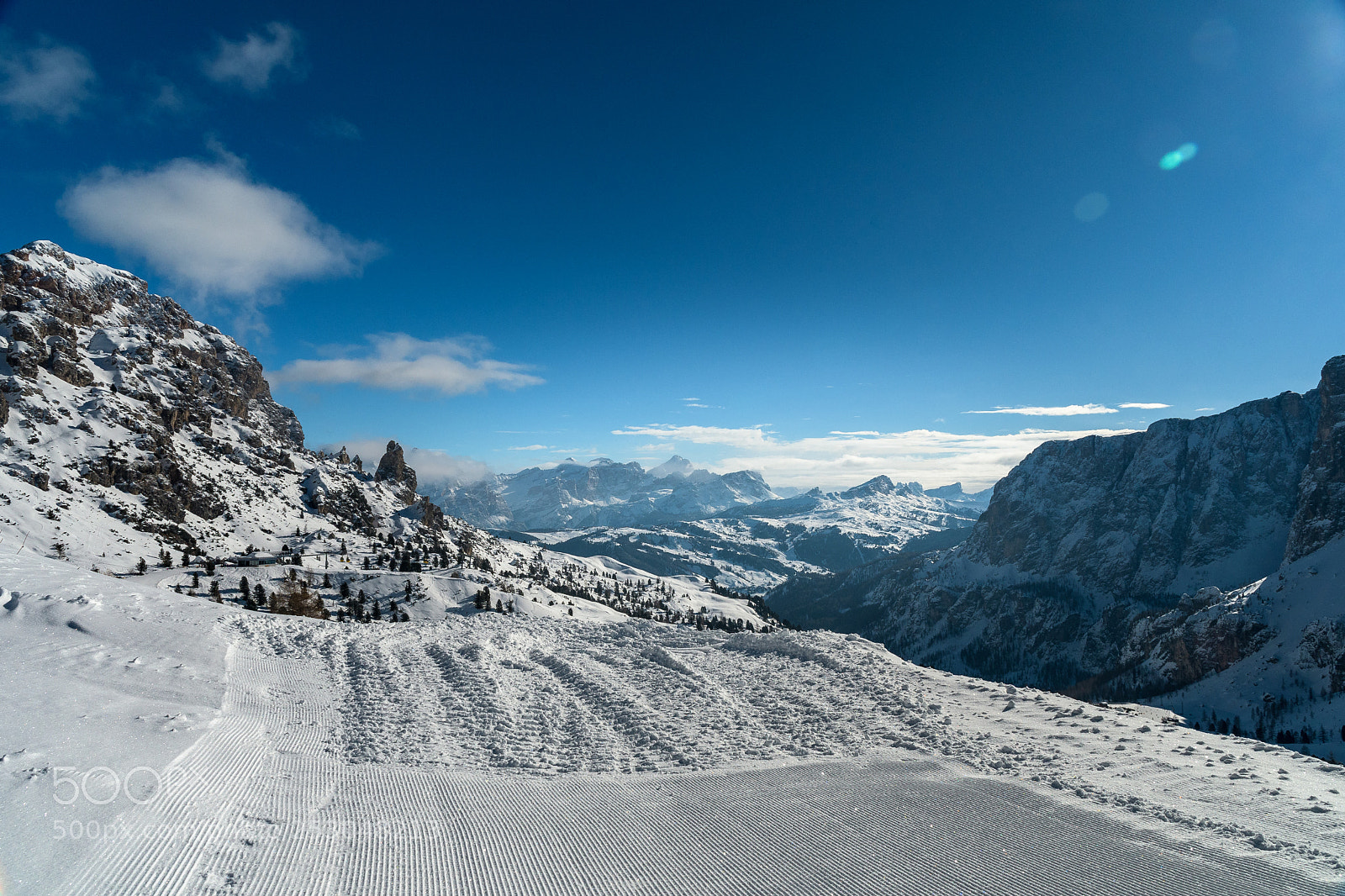 Nikon D500 sample photo. Dolomites from above photography