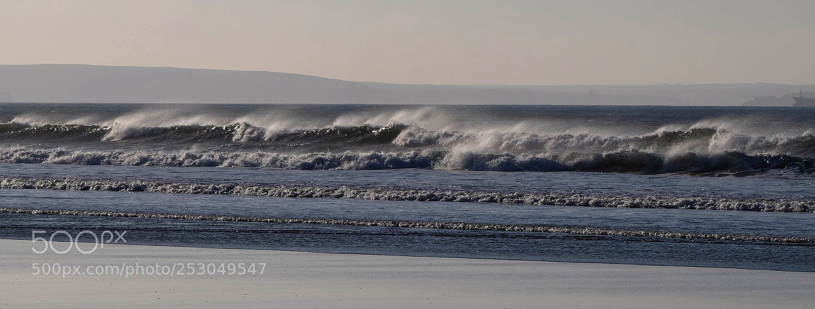 Fujifilm X-T1 sample photo. Newgale windswept waves photography