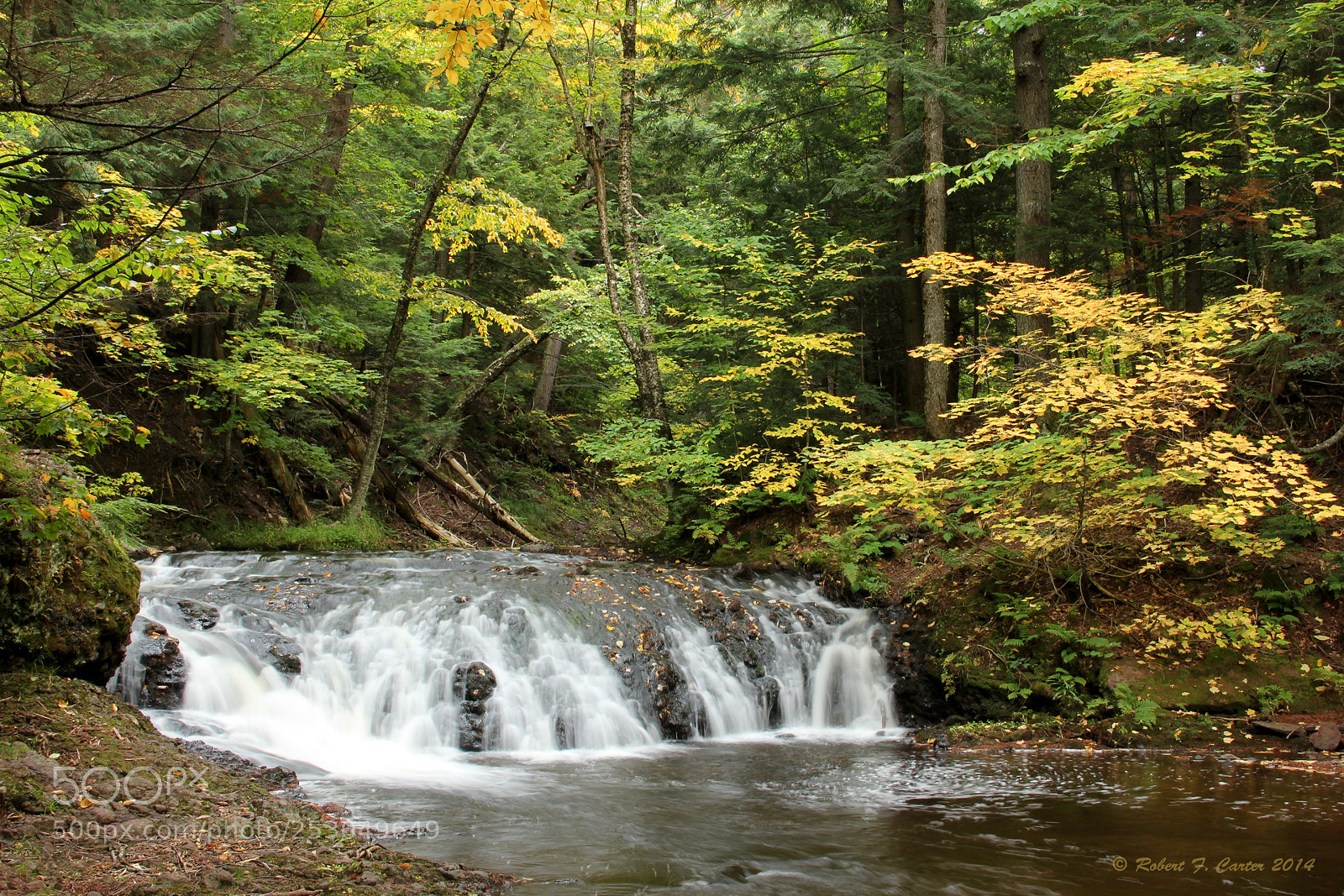 Canon EOS 60D sample photo. Greenstone falls photography