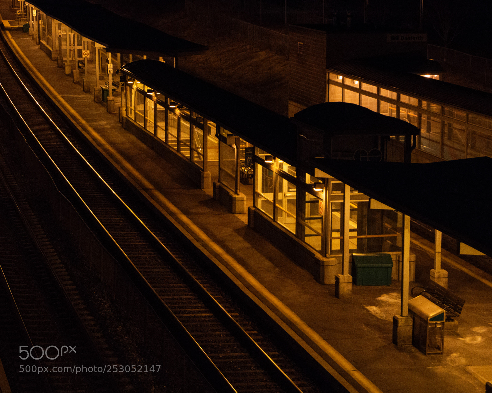 Canon EOS 70D sample photo. Ghostly train station photography