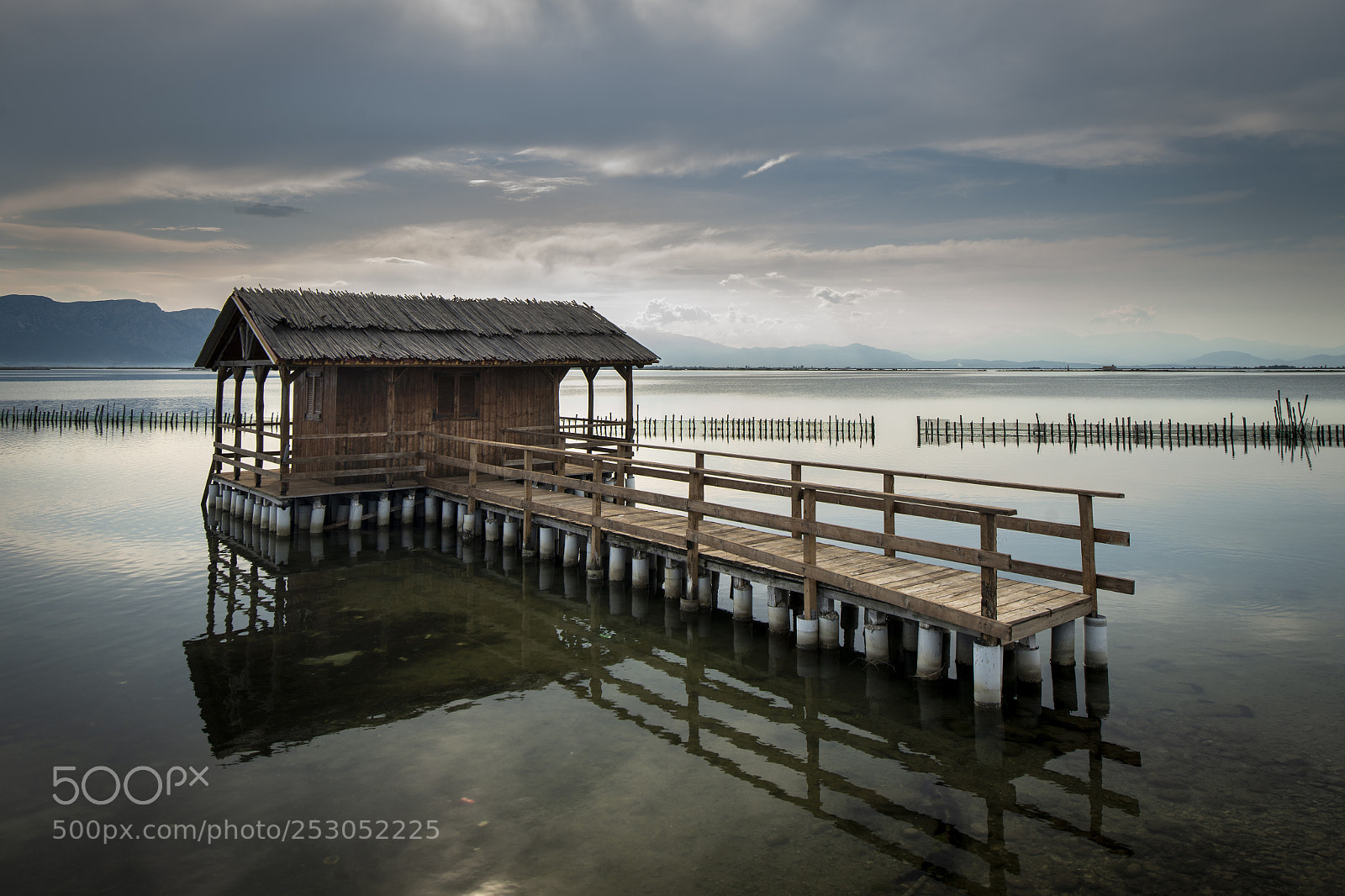 Nikon D800 sample photo. Stilt house in lagoon photography