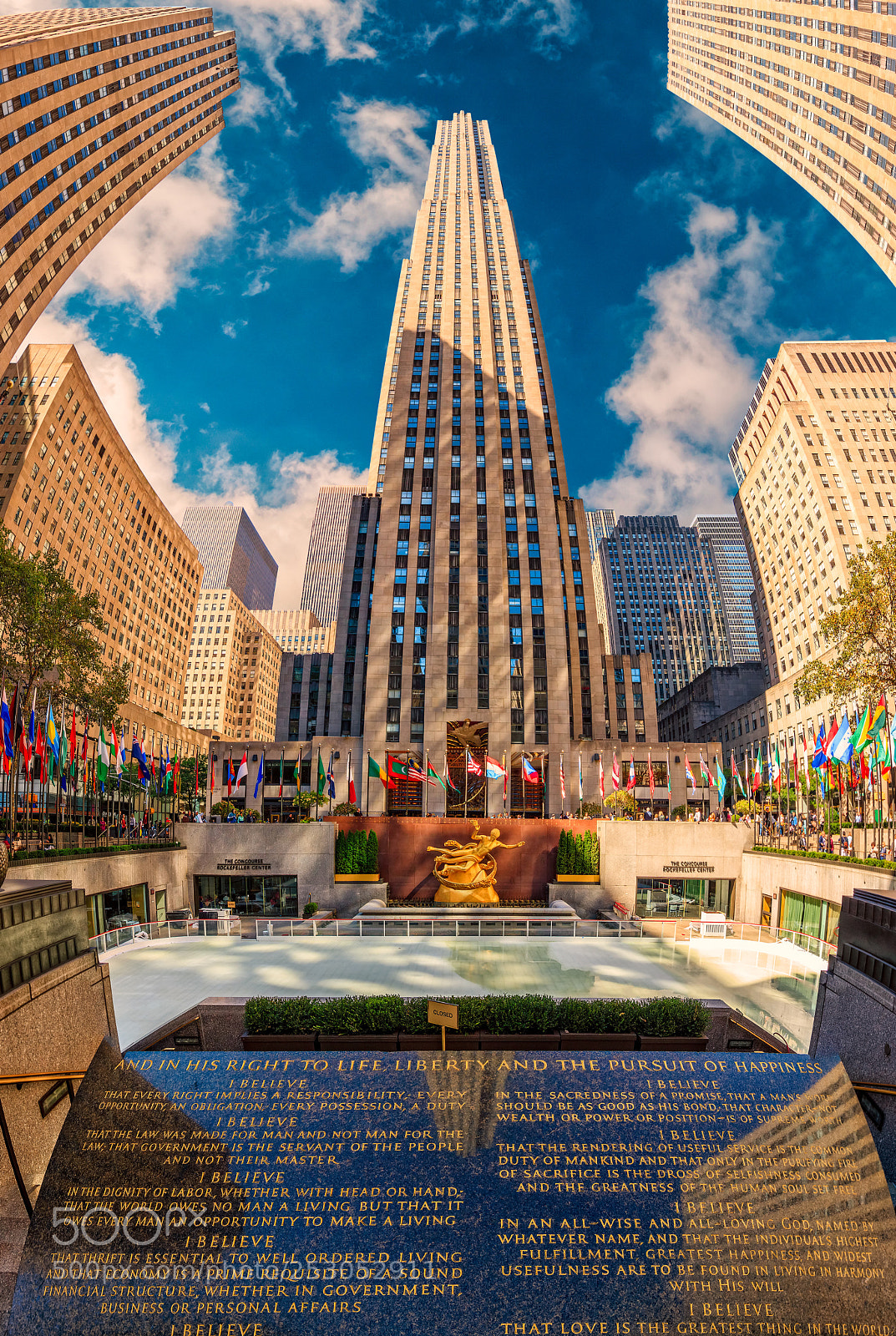 Canon EOS 5DS R sample photo. Rockerfeller center photography