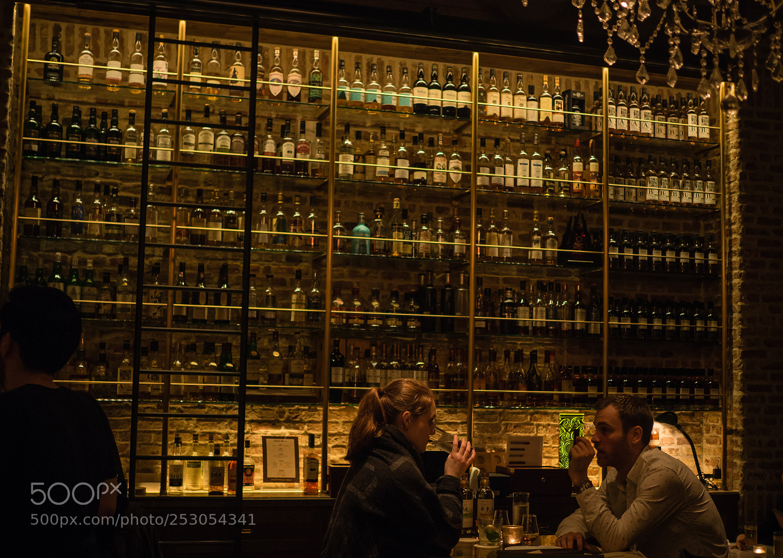 Olympus OM-D E-M10 sample photo. Whiskey library photography