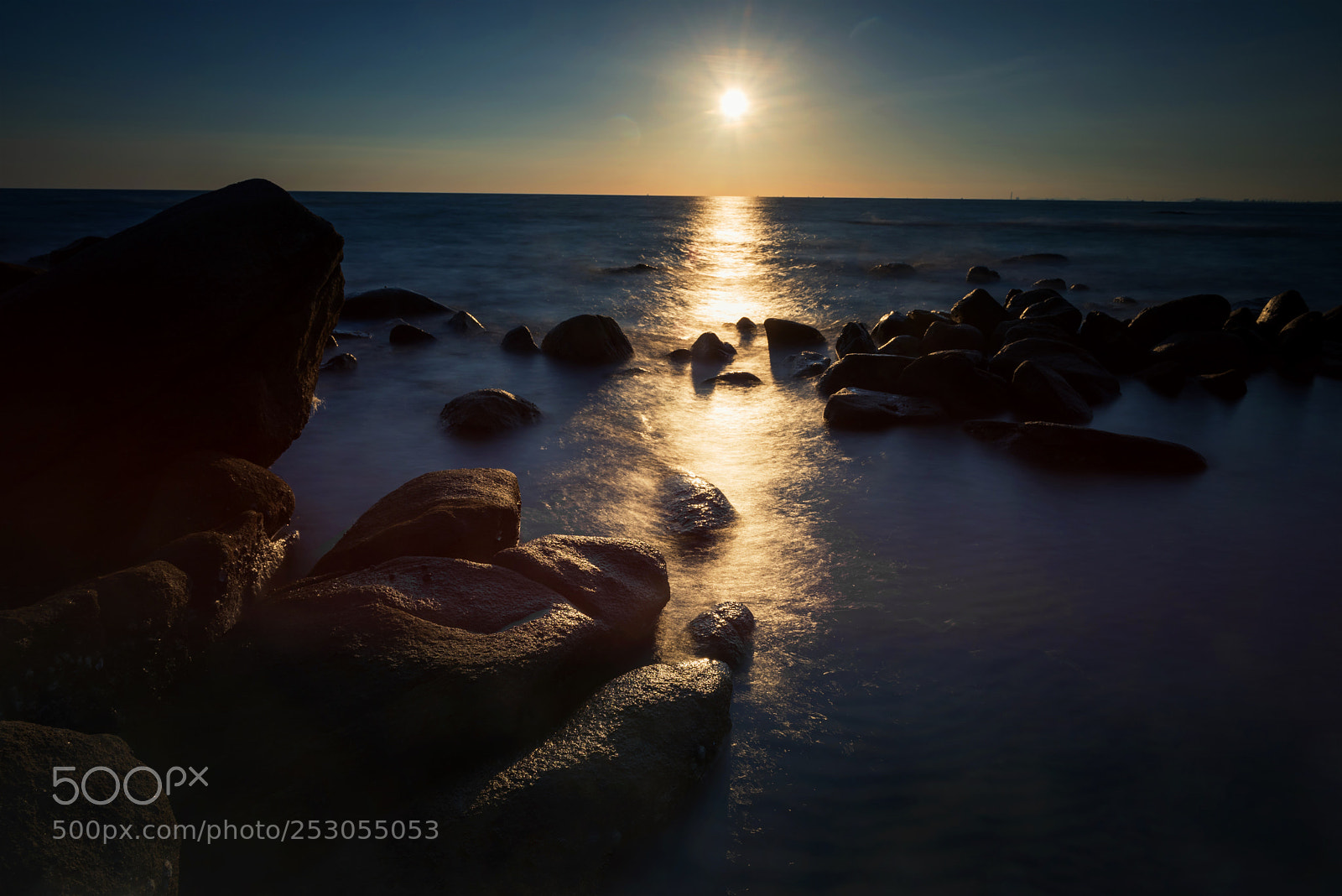 Nikon D810 sample photo. Sunset seascape at natural photography