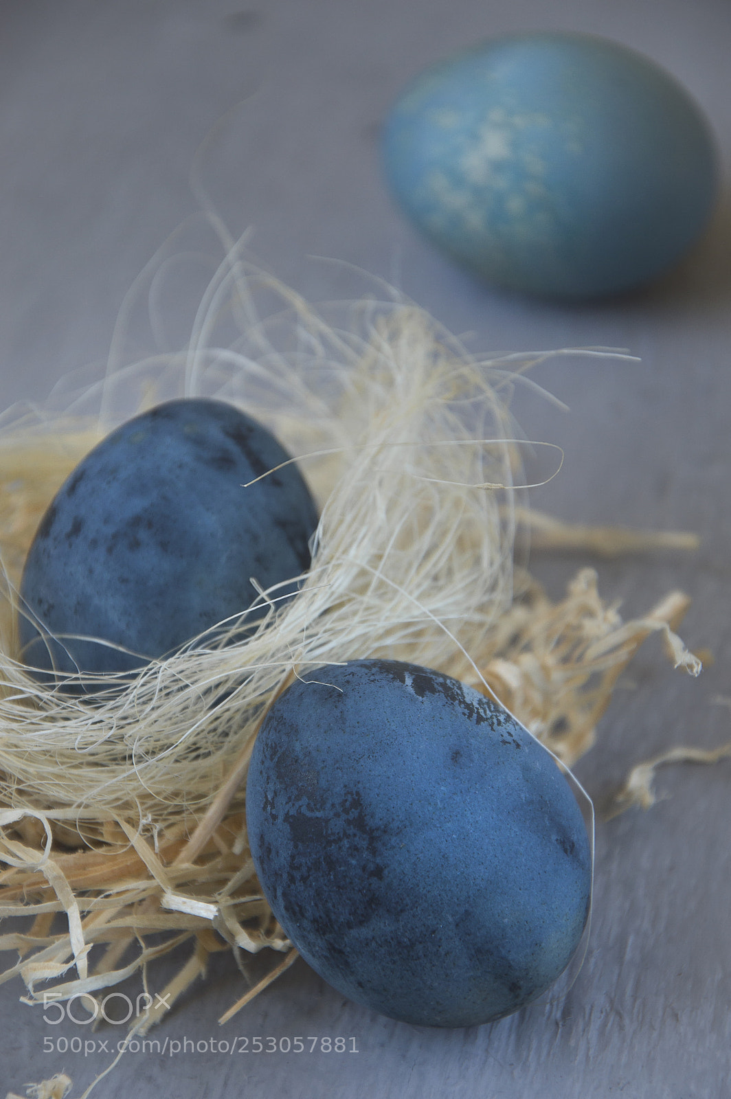 Nikon D3200 sample photo. Blue easter eggs photography