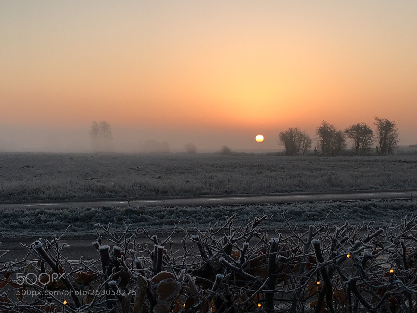 Apple iPhone SE sample photo. Sunrise in sengeløse photography