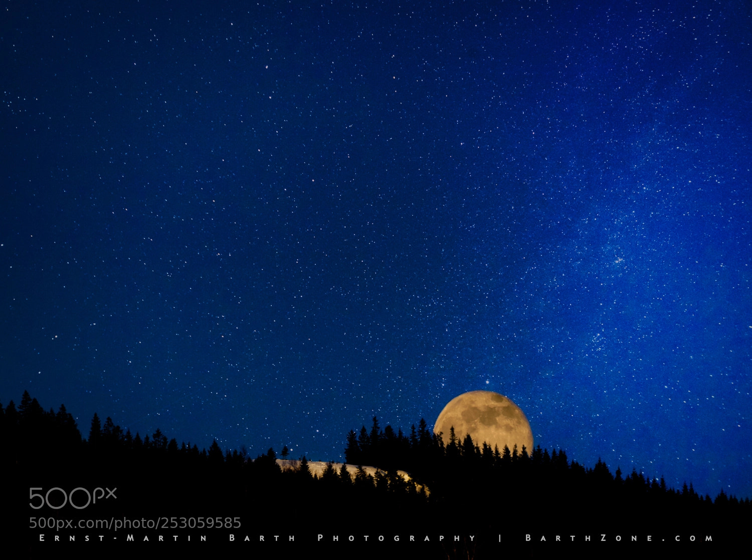Nikon D810 sample photo. Moonrise photography