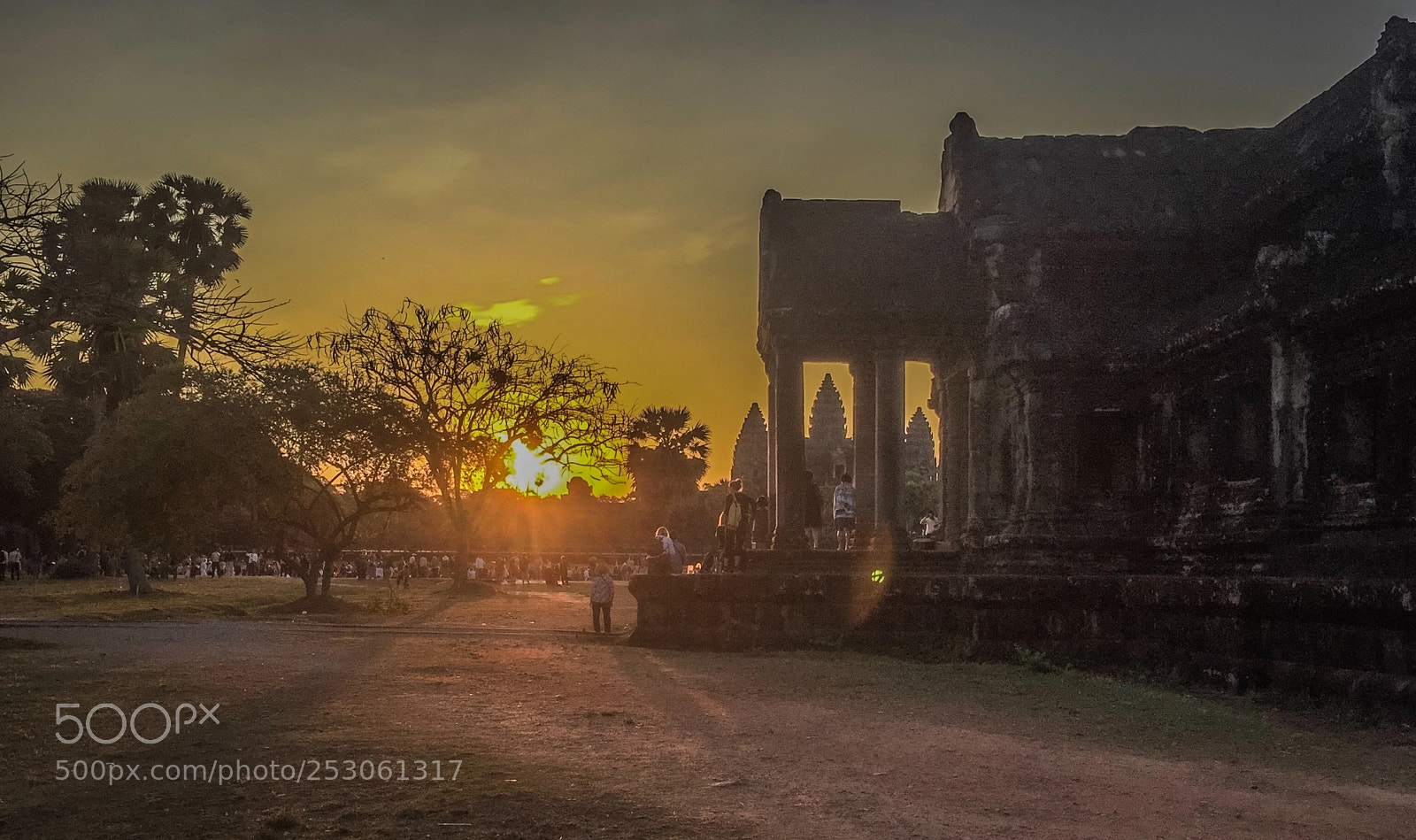 Apple iPhone 6 sample photo. Sunrise over angkor wat photography