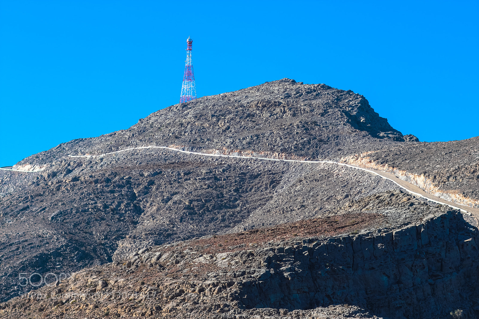 Canon EOS M sample photo. Telecommunication tower, jebel jais photography