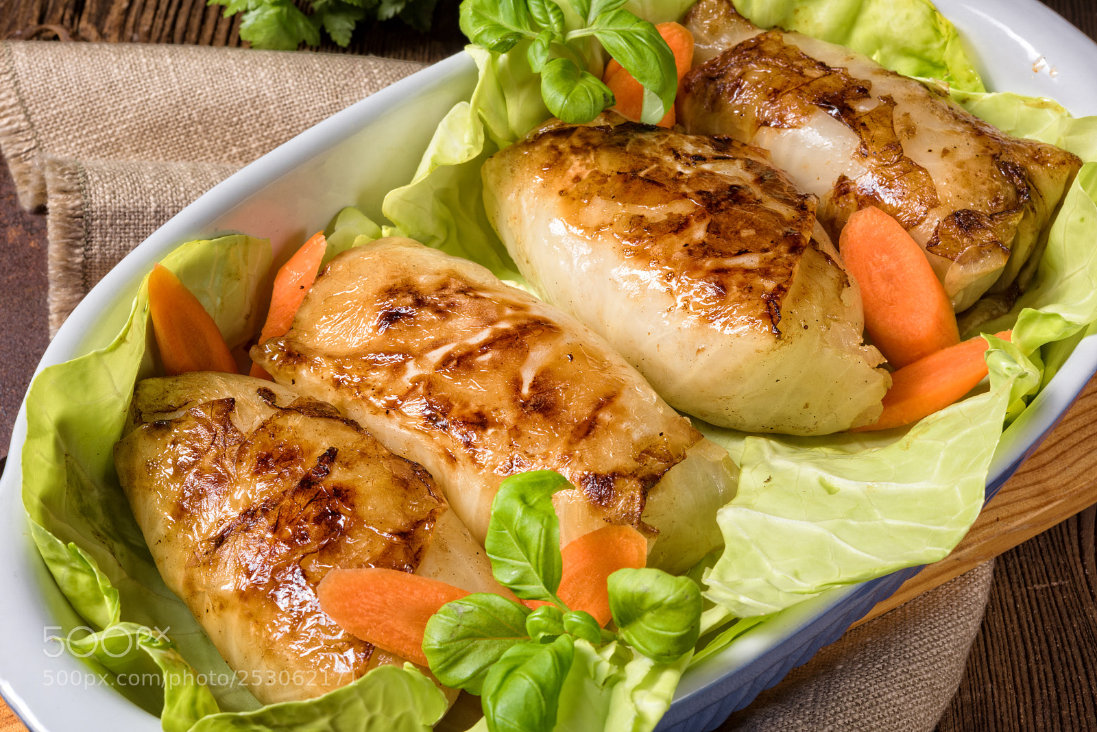 Nikon D810 sample photo. Cabbage rolls with minced photography