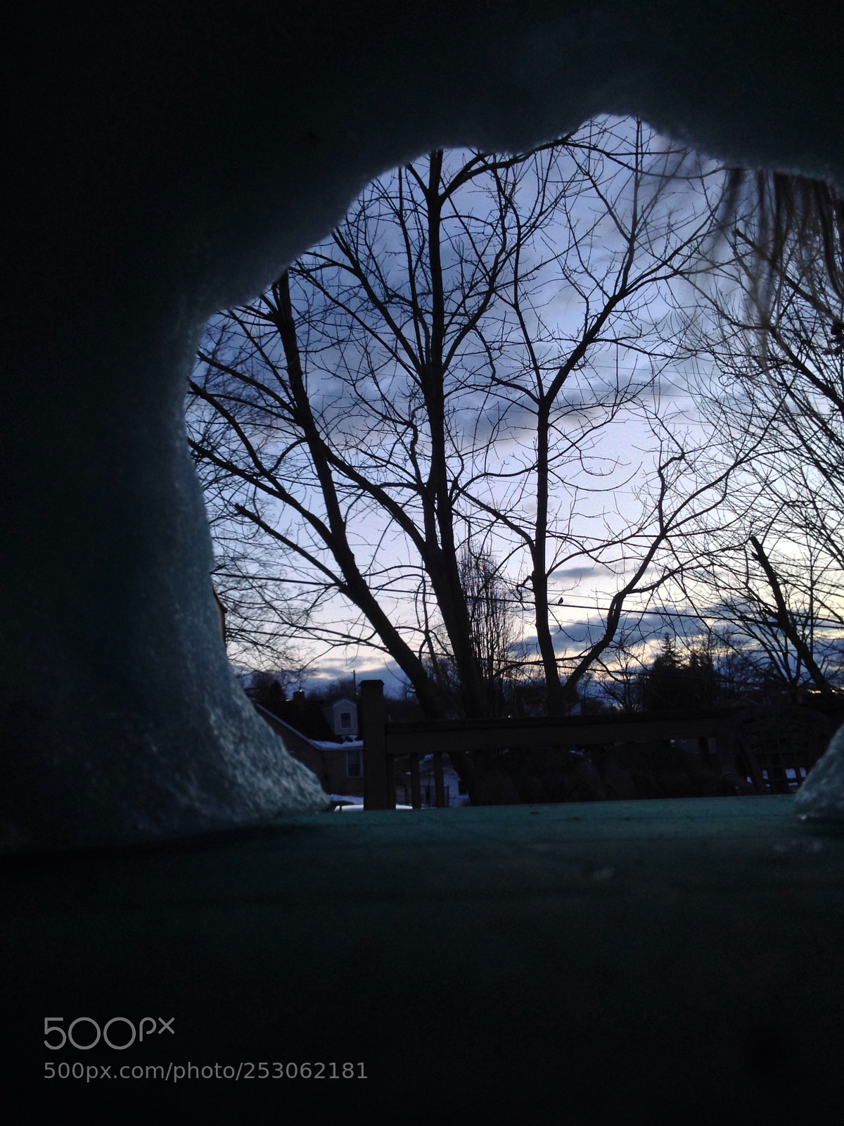 Apple iPhone 5 sample photo. Inside mini igloo photography
