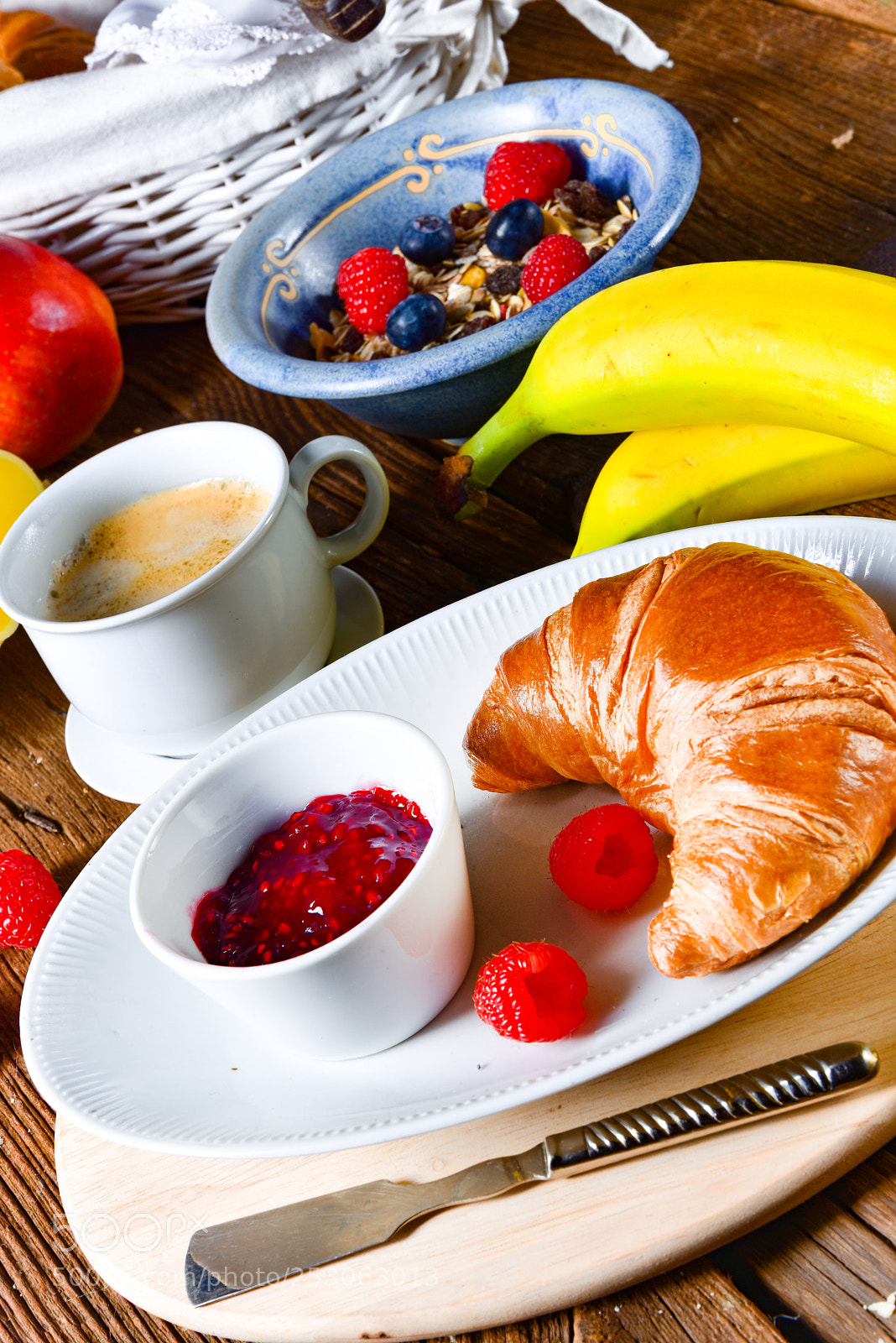 Nikon D810 sample photo. Delicious croissant breakfast photography