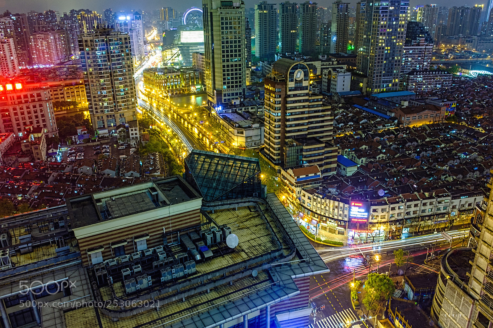 Fujifilm X100F sample photo. Rooftops in shanghai photography